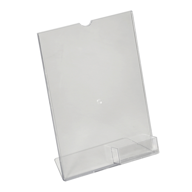 Porte-carte A4 vertical avec support 1/3 A4